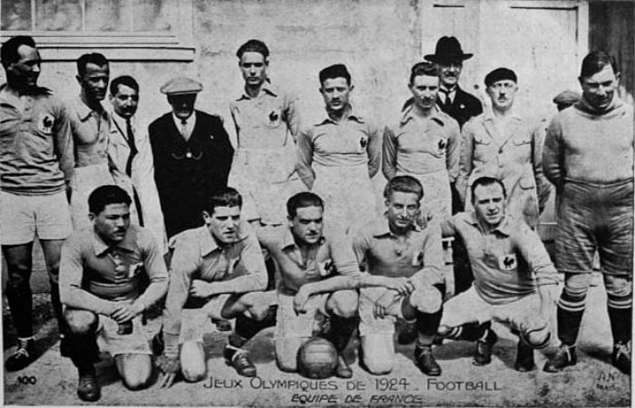 L'équipe de France aux JO de 1924 à Paris.